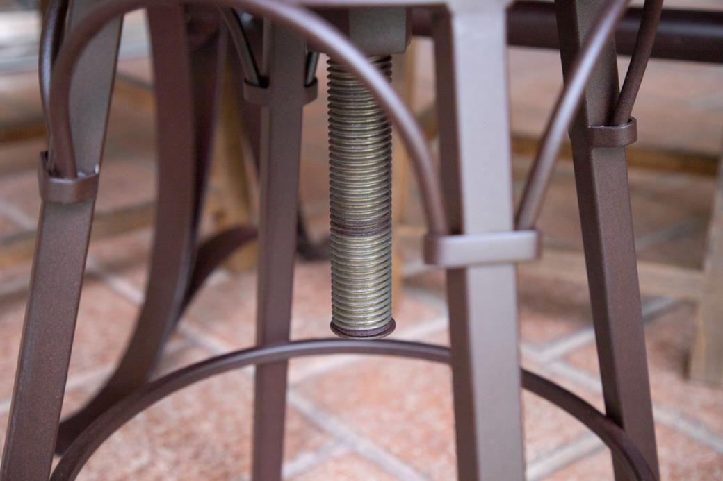 Desert Lodge Adjustable Swivel Barstool