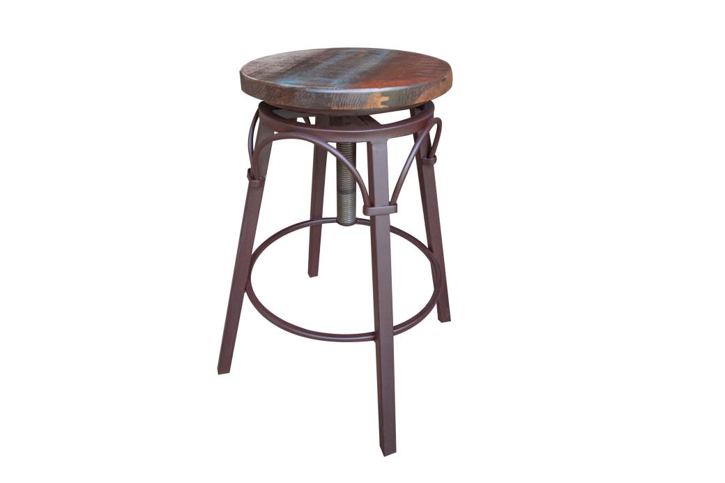 Desert Lodge Adjustable Swivel Barstool