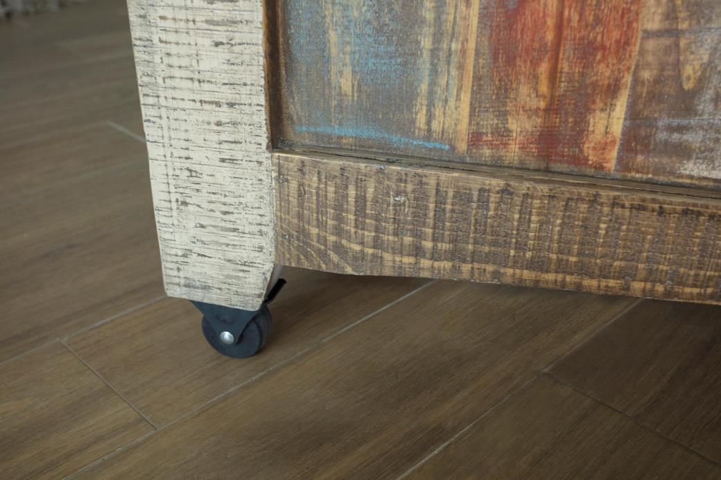 Desert Lodge Sliding Kitchen Island