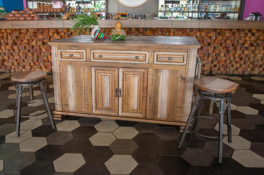 Marquez 3 Drawer 6 Doors Kitchen Island