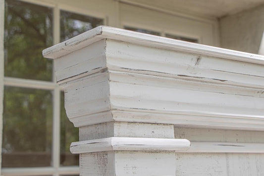 Terra White King Bed