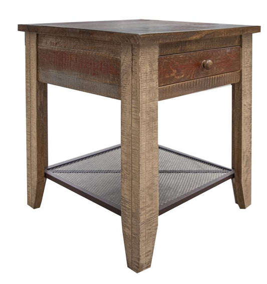 Desert Lodge 1 Drawer End Table