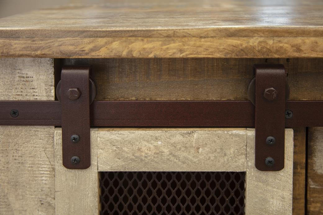 Desert Lodge 3 Drawer 1 Door End Table