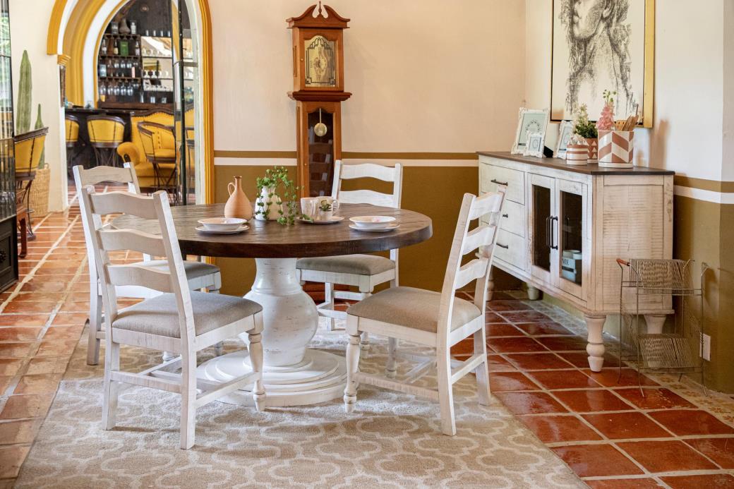 Rock Valley Upholstered Ladderback Chair