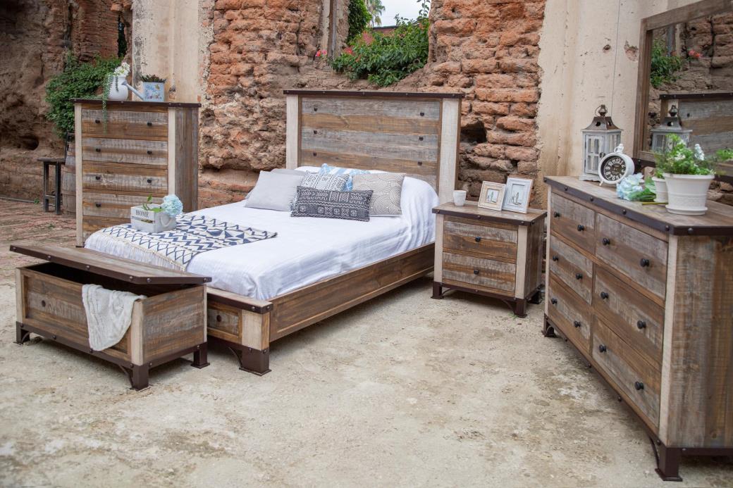 Desert Lodge 6 Drawer 1 Sliding Door Dresser