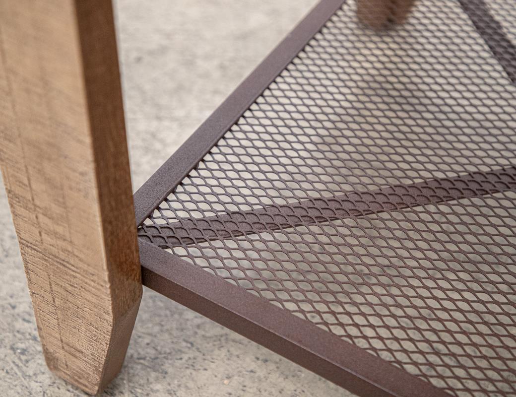 Desert Lodge Iron Mesh Sofa Table