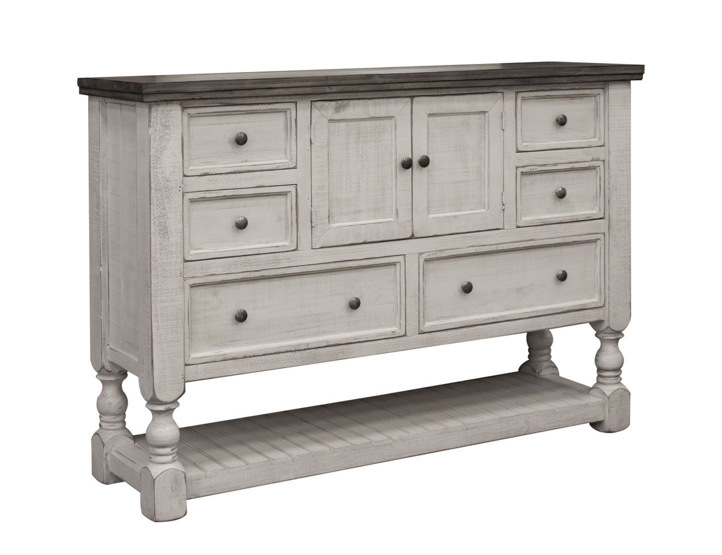 Cornerstone 6 Drawer 2 Door Dresser