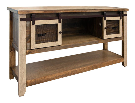 Desert Lodge 4 Drawer 2 Doors Sofa Table