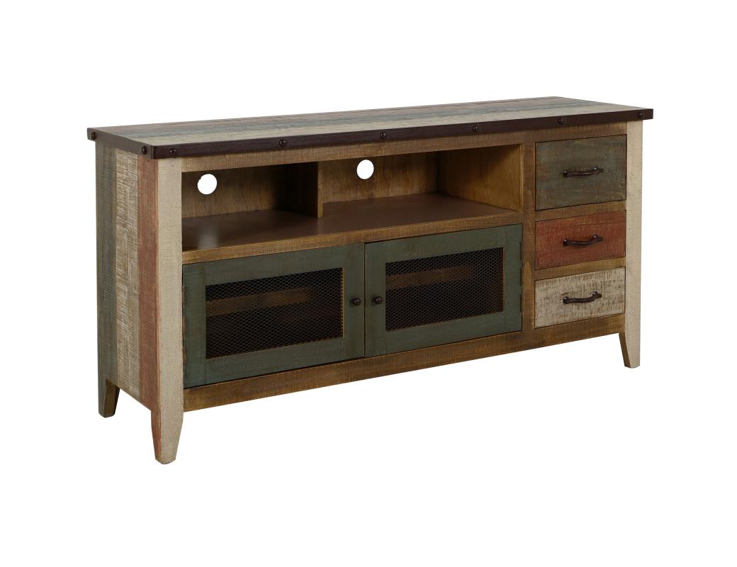 Desert Lodge Iron Mesh 62" TV Stand