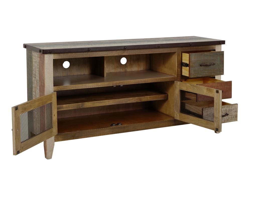 Desert Lodge Iron Mesh 62" TV Stand