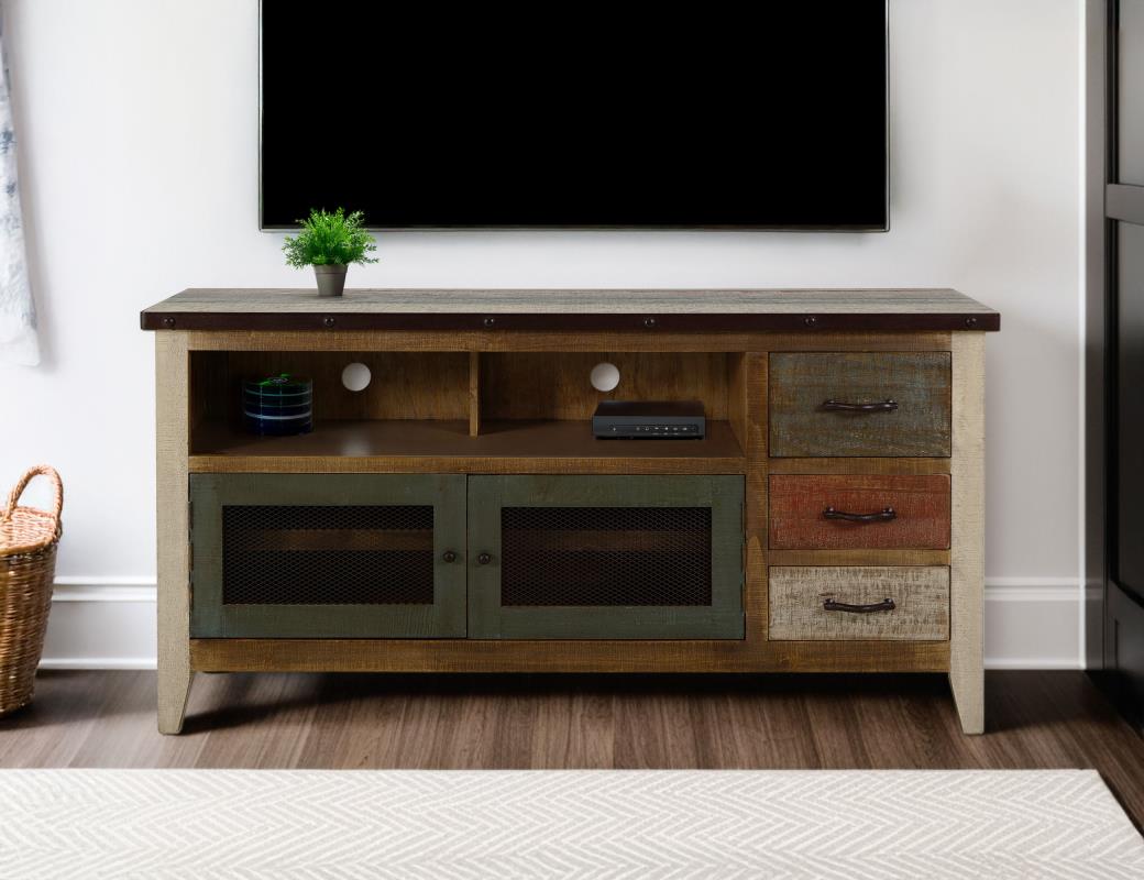 Desert Lodge Iron Mesh 62" TV Stand