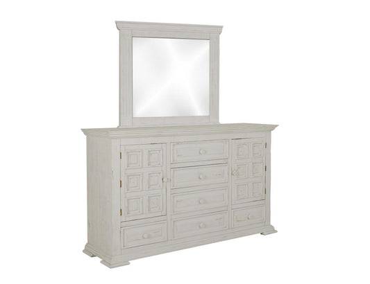 Terra White Dresser w/ Mirror