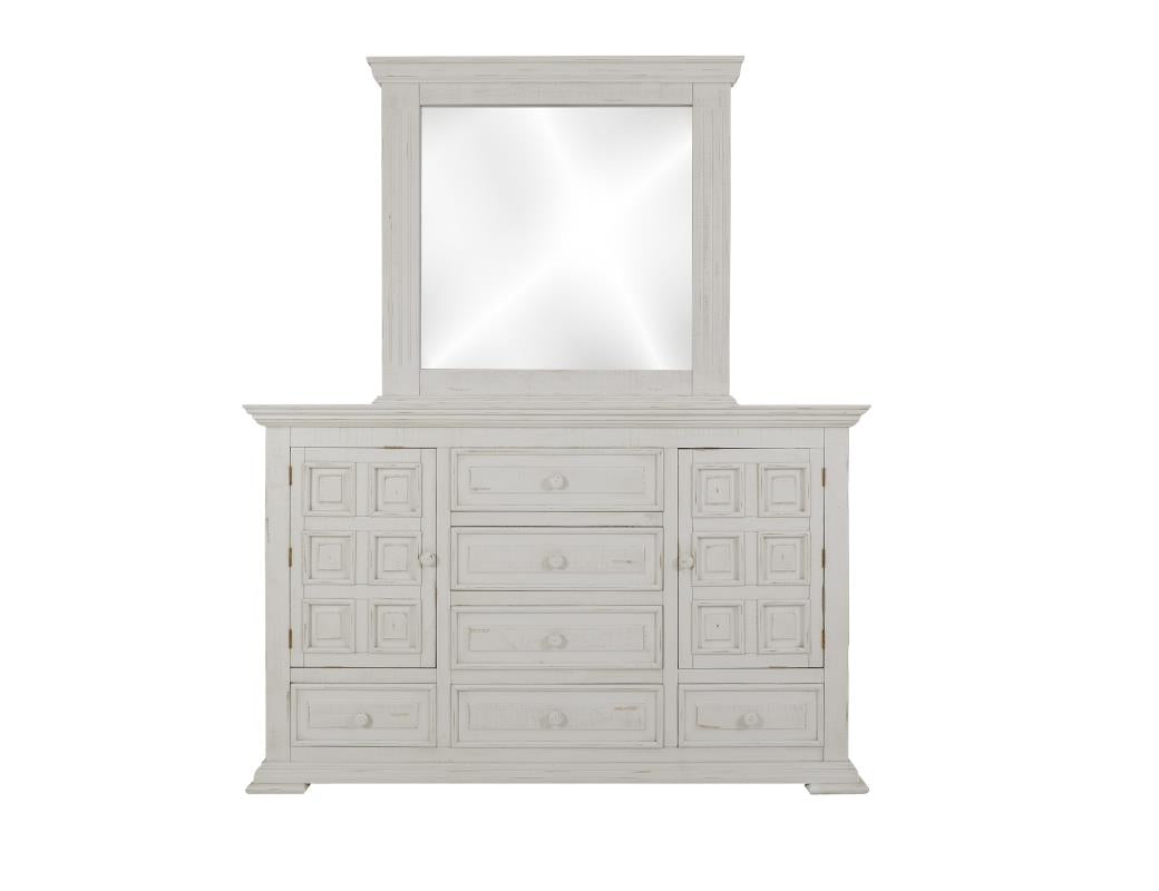 Terra White Dresser w/ Mirror
