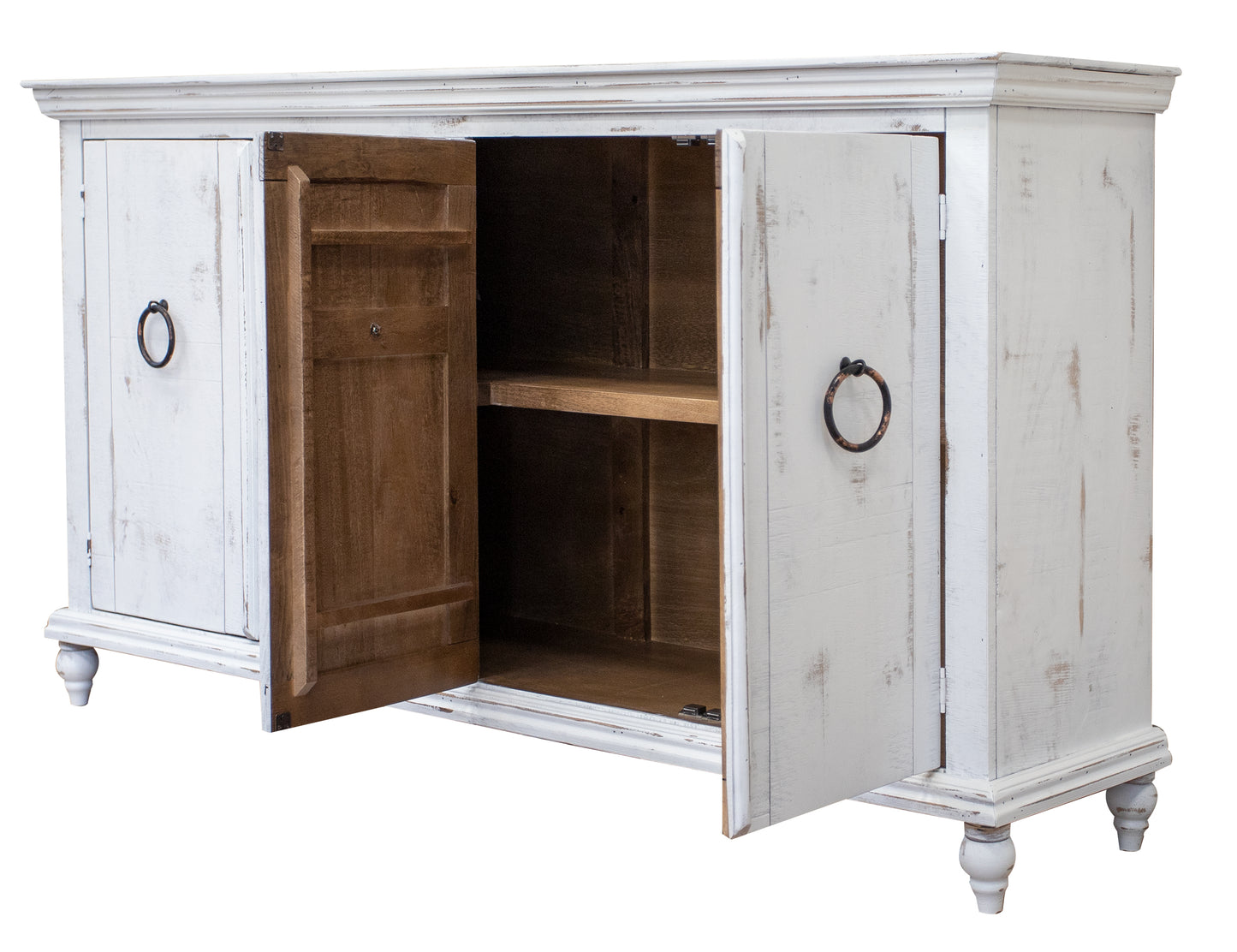 Capri White Console