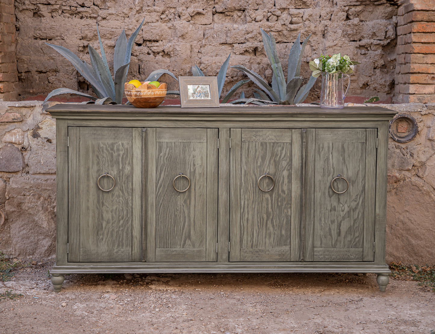 Capri Two Tone Olive Console