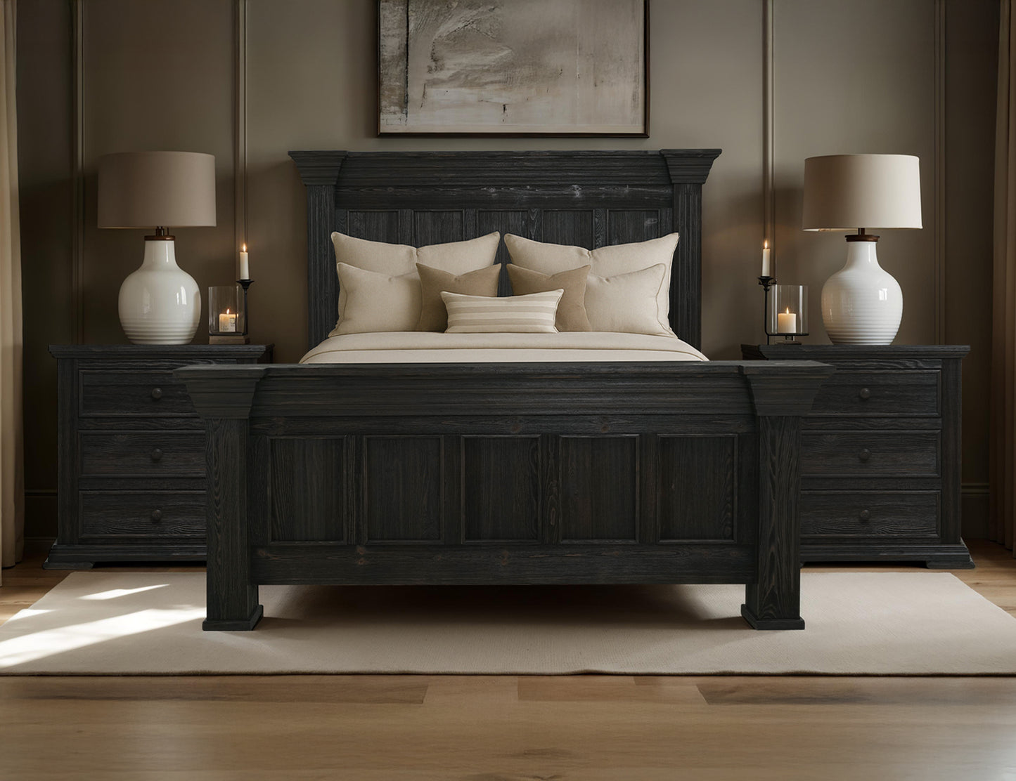 Terra Dark King Bed