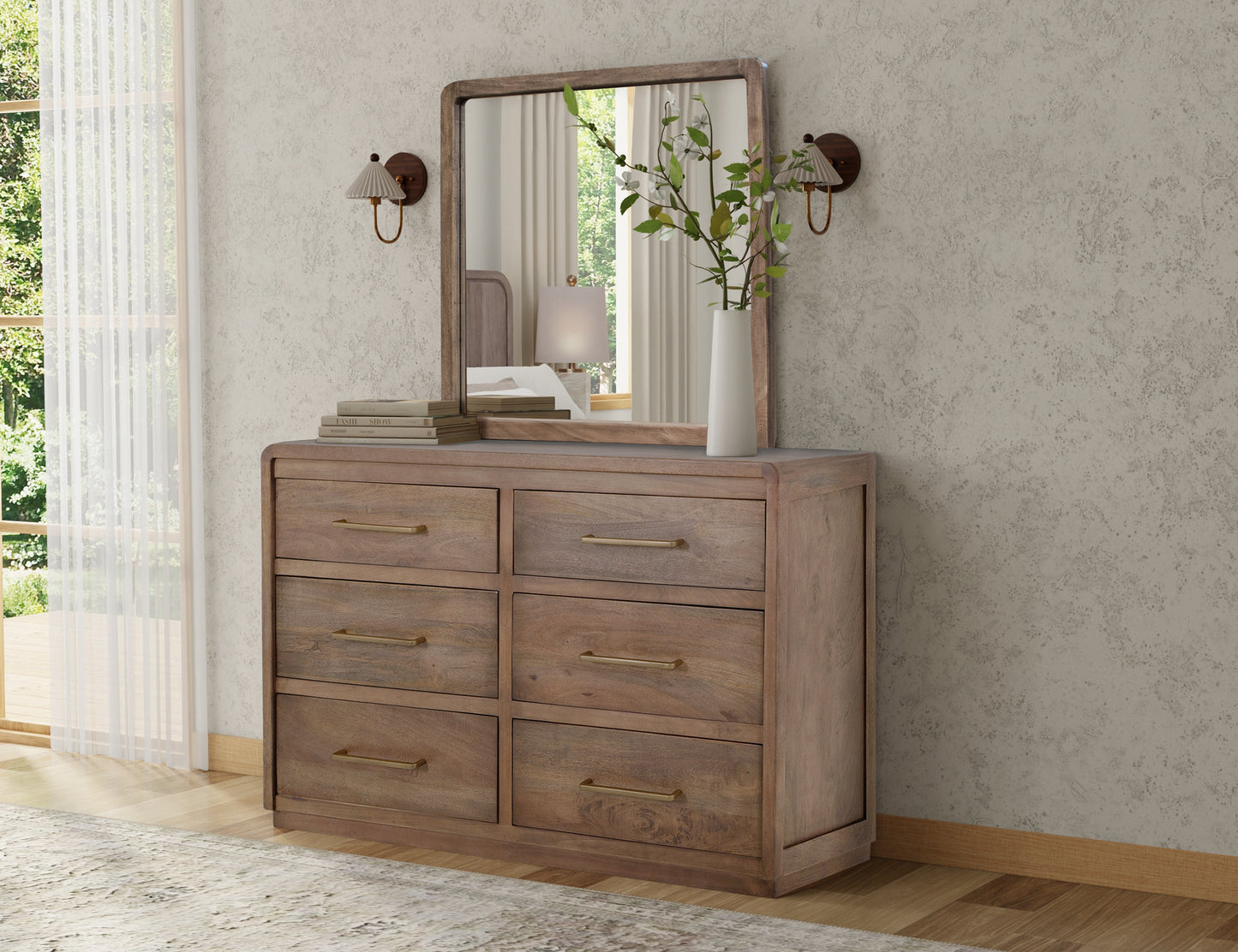 Plateau 6 Drawer Dresser