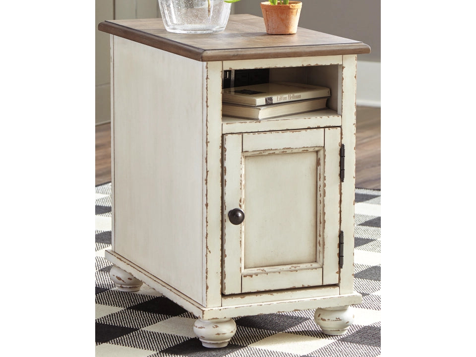 Kaylin Chairside End Table with USB Charging