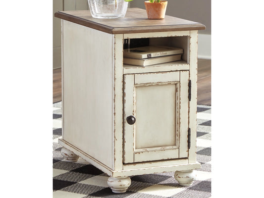 Kaylin Chairside End Table with USB Charging