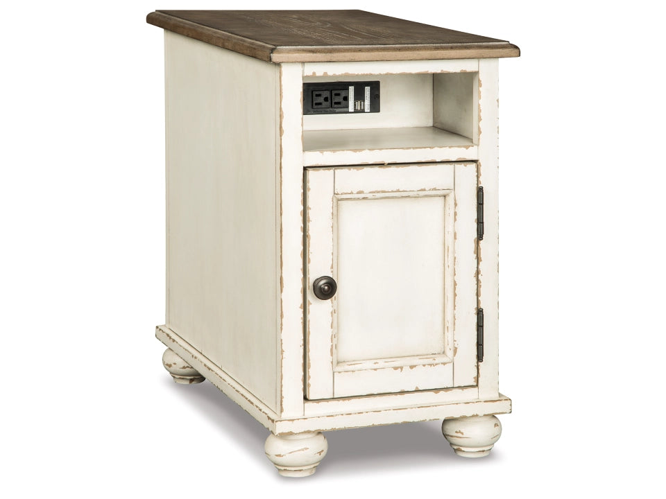 Kaylin Chairside End Table with USB Charging