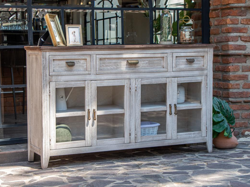 Sahara White Four Door Console