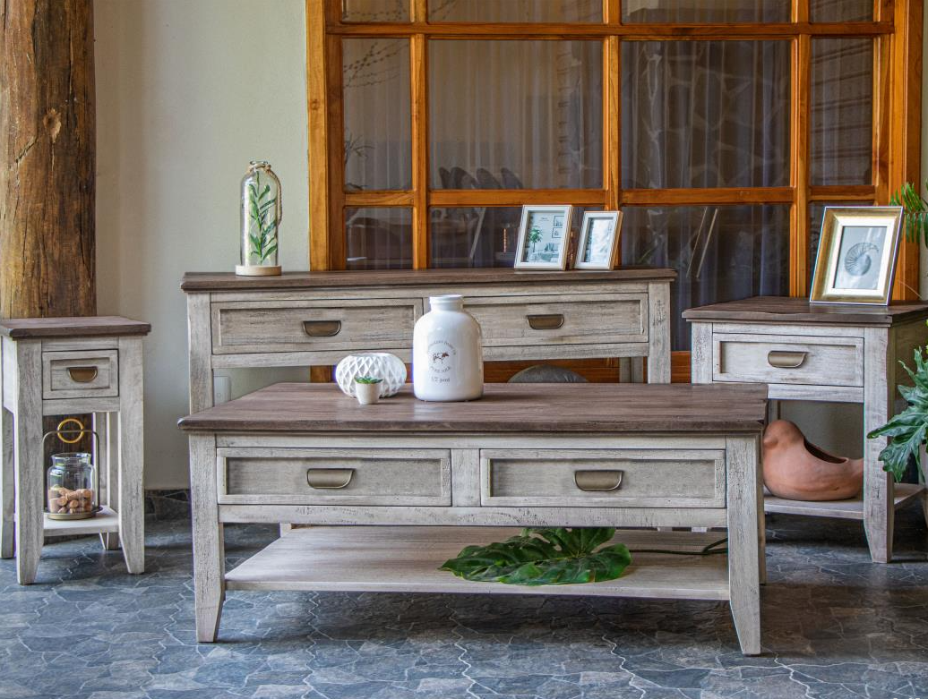 Sahara One Drawer End Table